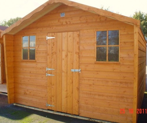 18ft x 8ft Cabin Shed